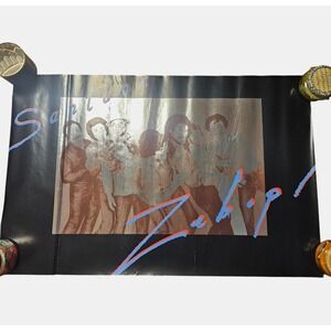 Santana Zebop! 37x24 Album Promo Poster Large Display Vintage 1981 CBS Inc Rock